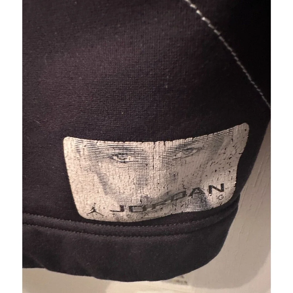 Men's Black Jordan Full Zip‎ Hoodie Size Large
